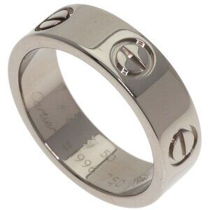 Cartier Love Ring 50 Ring 18K White Gold